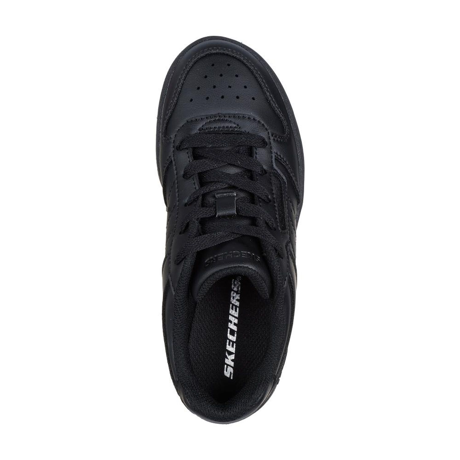 Zapatilla Escolar Ni&ntilde;o Skechers Quick Street - Vorton Negro image number 4.0