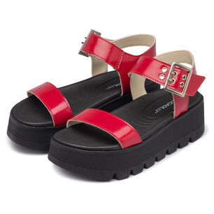 Sandalia Mujer Rojo/negro Cati 793 Piccadilly