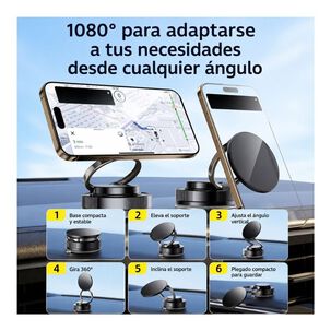 Soporte Magnetico Celular Adsorcion Al Vacio Auto Escritorio