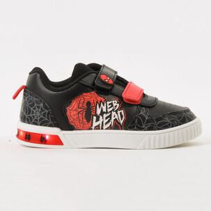 Zapatilla Con Luces Ni&ntilde;o Web Head Marvel