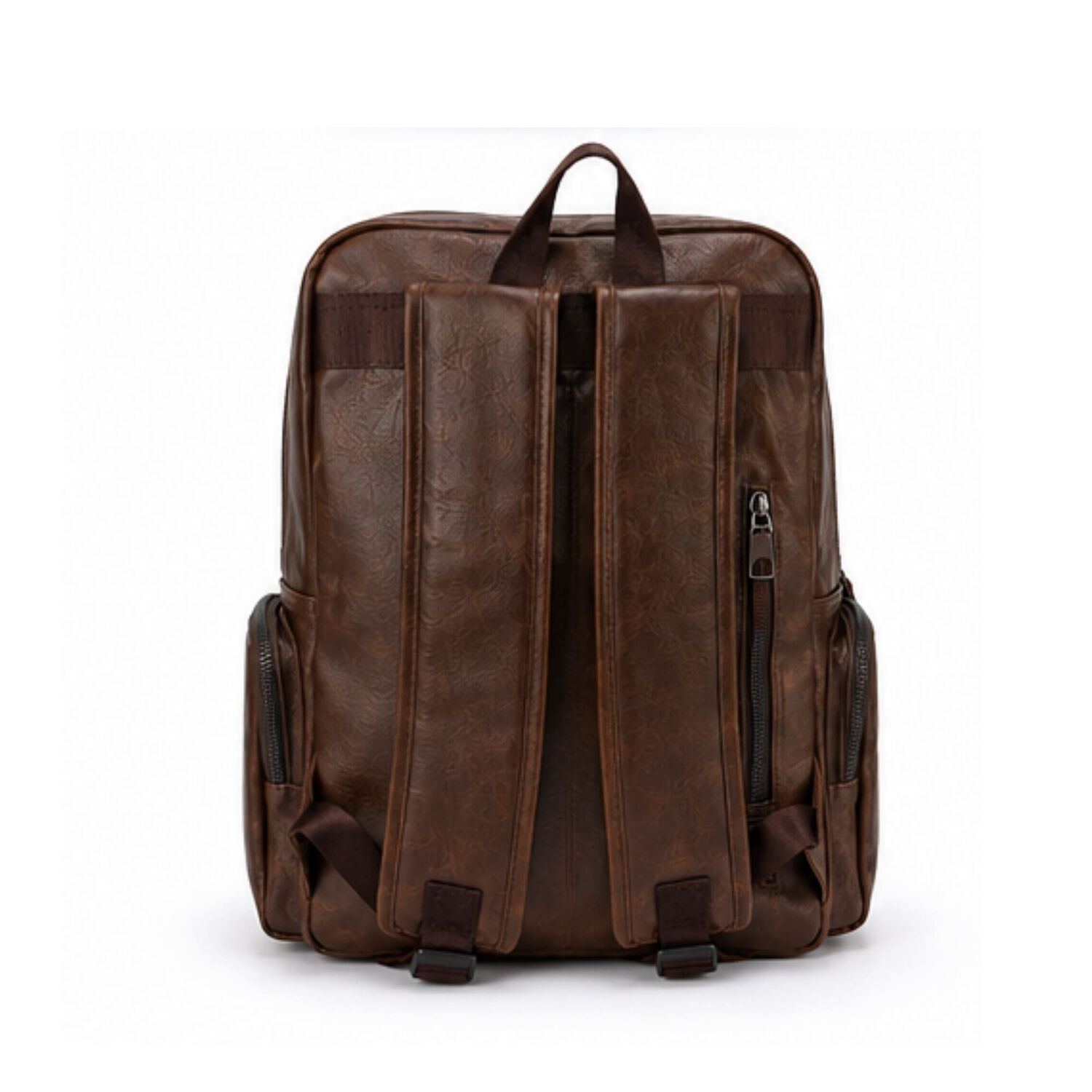 Bolso Mochila Ecocuero Unisex Berlin image number 3.0