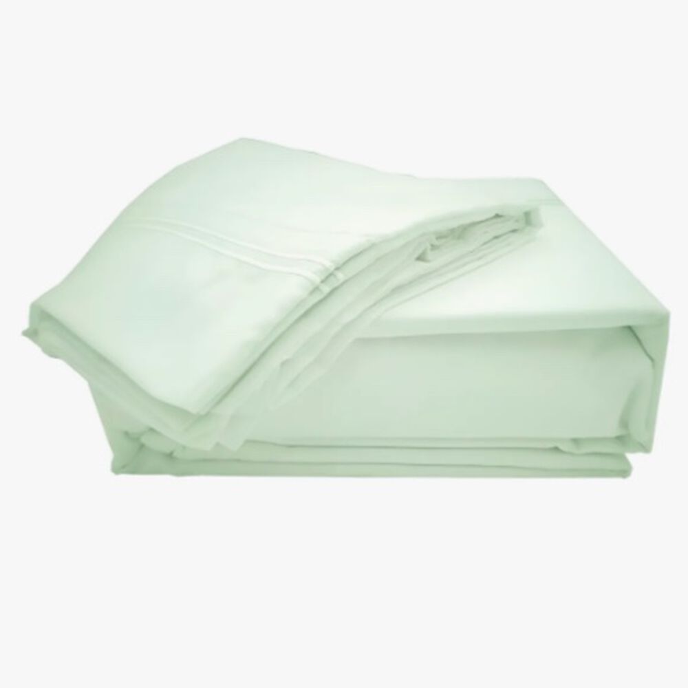 Juego De S&aacute;banas 1800 Hilos Menta 2 Plazas image number 0.0