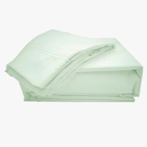 Juego De S&aacute;banas 1800 Hilos Menta 2 Plazas