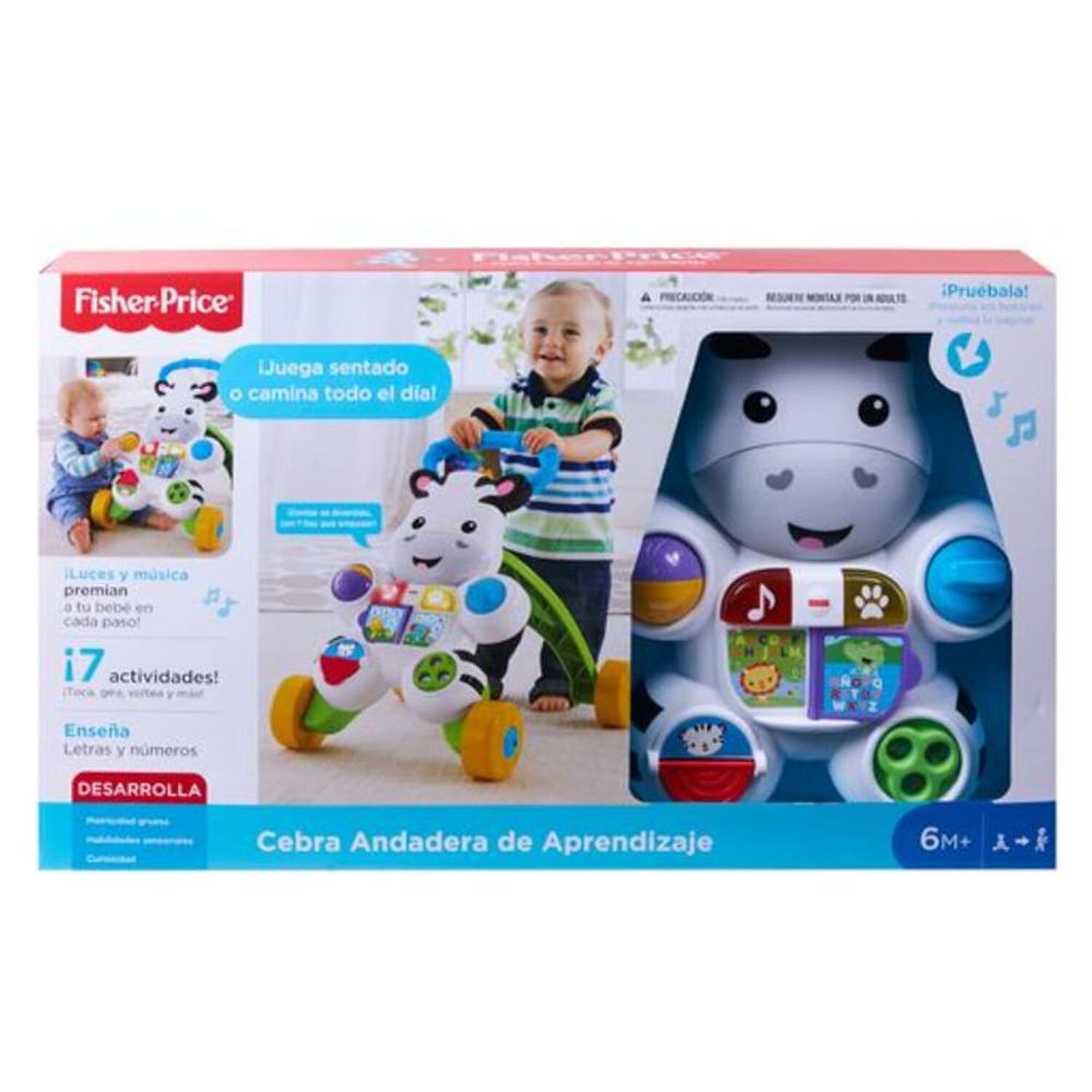 Andadera Interactiva Para Beb&eacute; Fisher-price Cebra image number 9.0