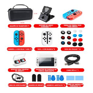 Estuche Para Switch Oled Pack 36 En 1