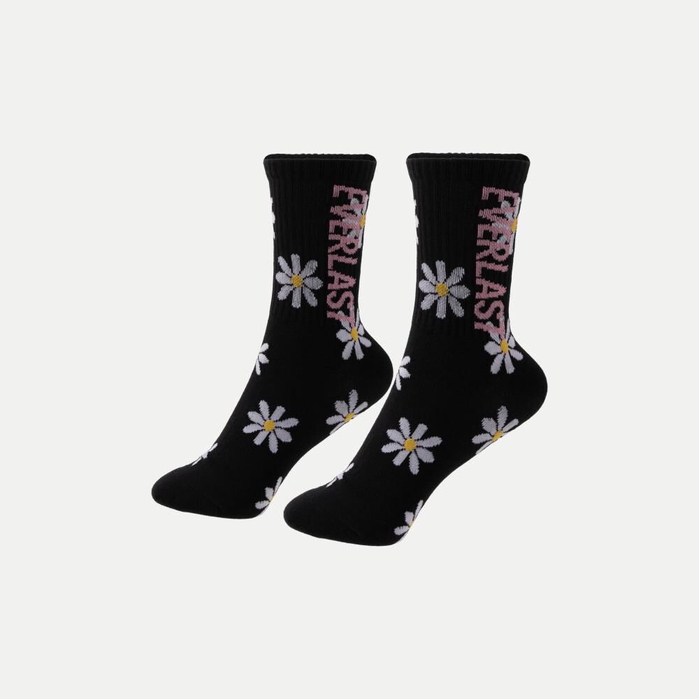Calcetines Mujer Long Daisies Everlast / 2 Pares image number 3.0