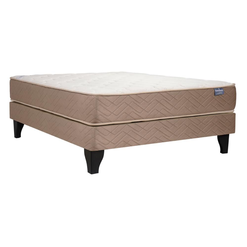Cama Europea Celta Bamboo / 2 Plazas / Base Normal image number 0.0