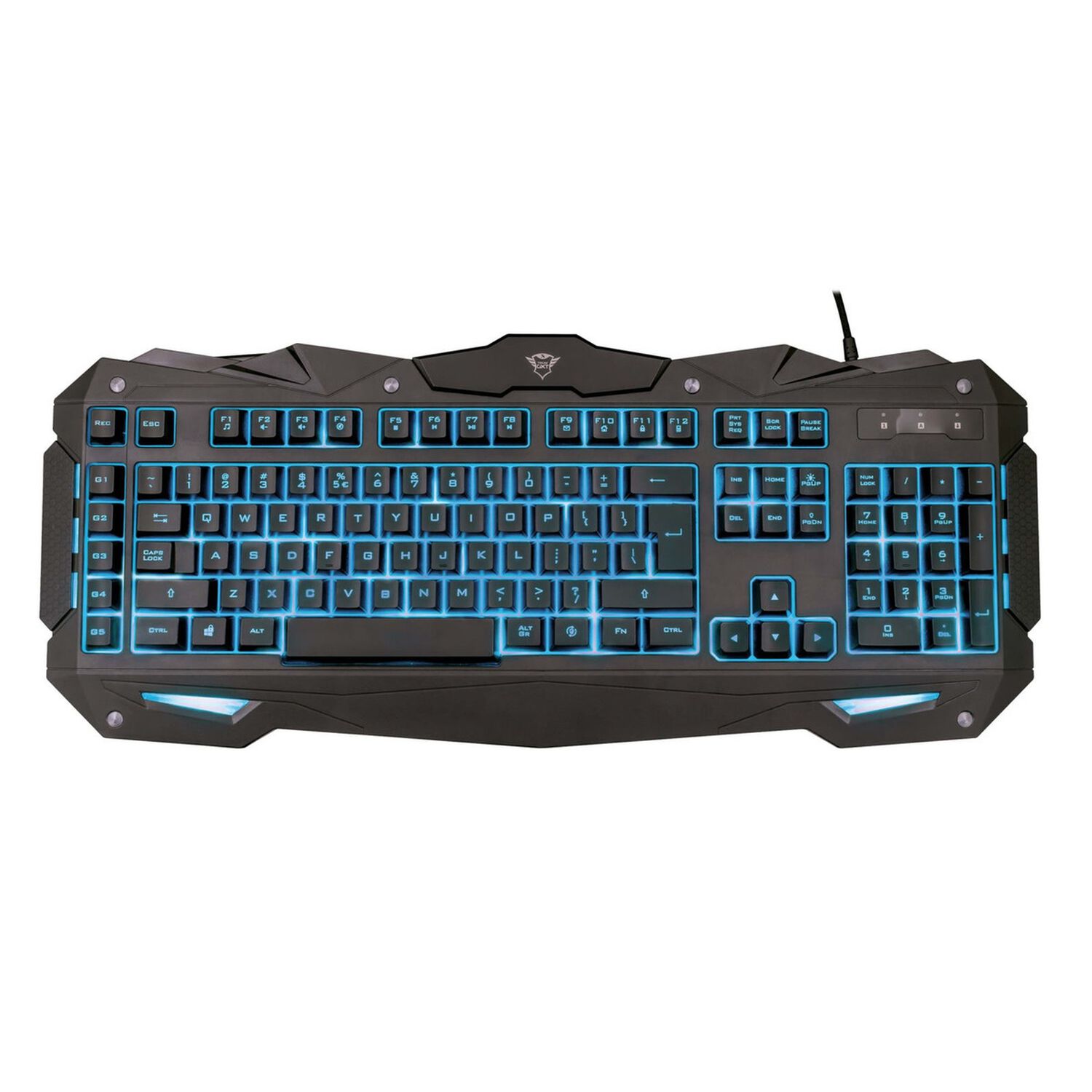 Teclado Gamer Trust Gxt 840 Myra Anti-ghosting Multiplataformas image number 2.0