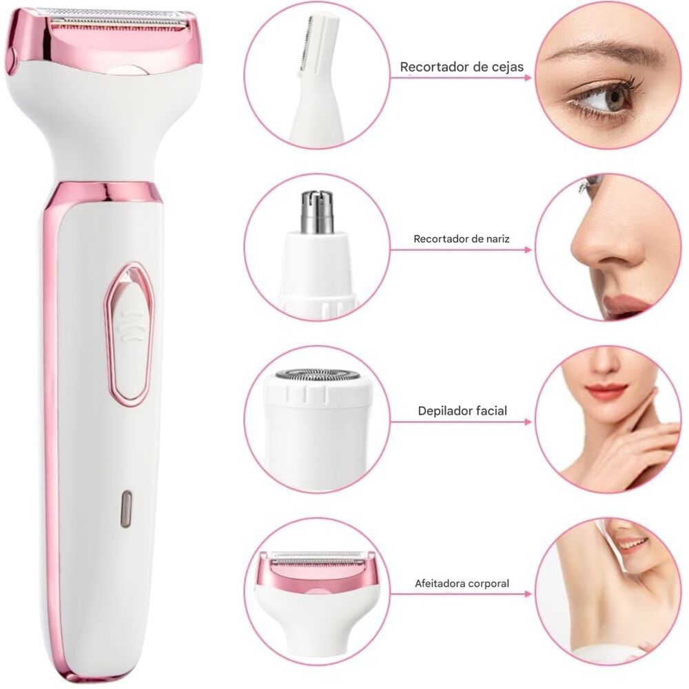 Recortadora 4 En 1 Recargable &ndash; Bikini, Nariz Y Cejas image number 2.0