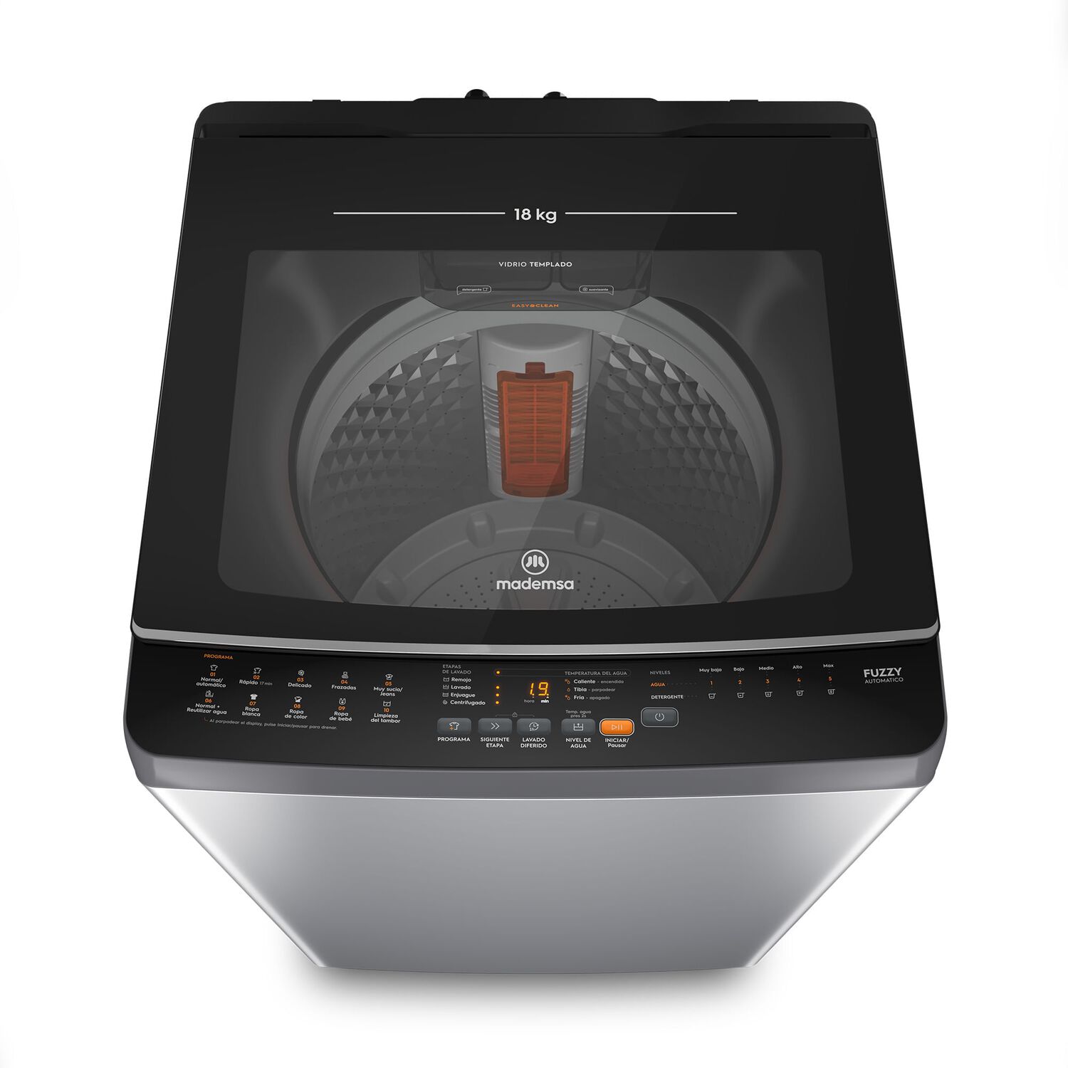 Lavadora Autom&aacute;tica 18kg Carga Superior Mdwmt18s Silver image number 0.0