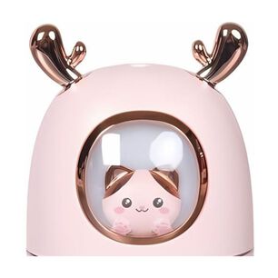 Humidificador Difusor Nave Espacial Gato Rosa Hogar