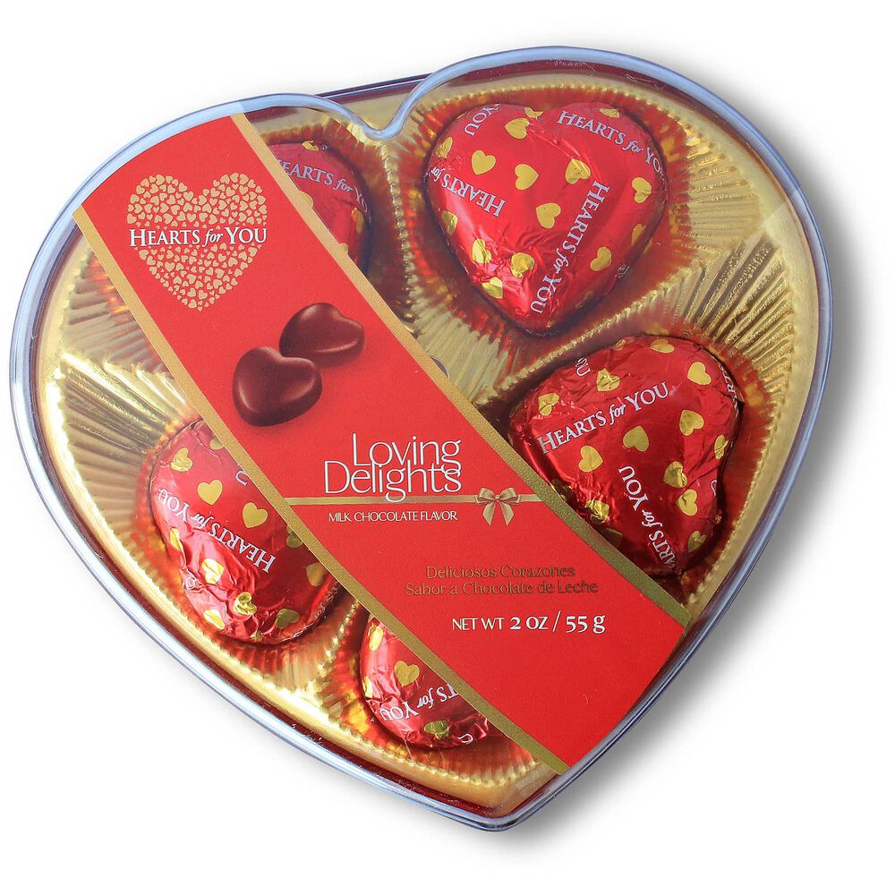 Bombones De Chocolate En Coraz&oacute;n Hearts For You 55g image number 1.0