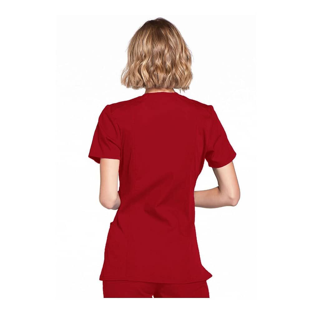 Conjunto Polera Y Pantal&oacute;n Clinico Cherokee Matrona Rojo image number 2.0