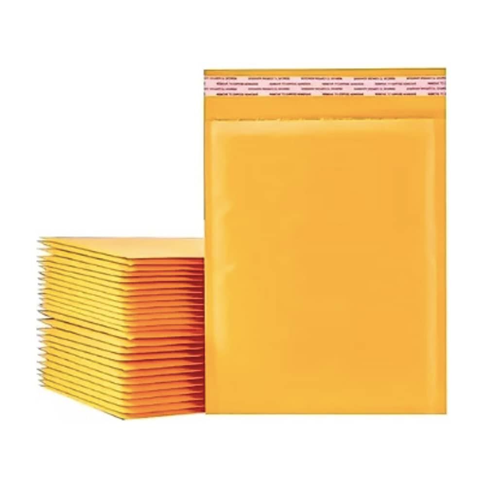 100 Sobres Acolchados Burbujas 17x21cm Impermeable Adhesivo Ecofriendly image number 0.0