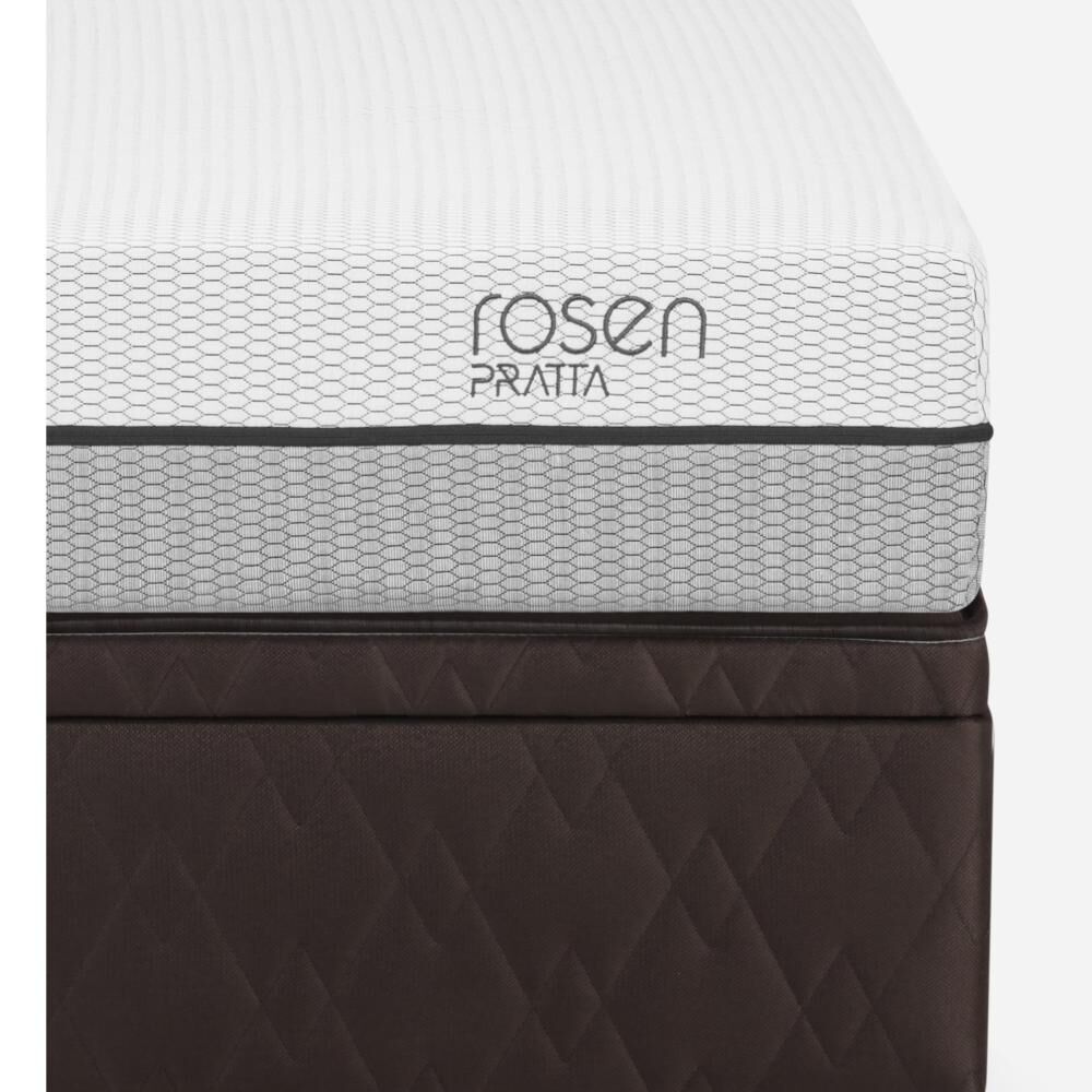 Cama Baúl Rosen Pratta / 1.5 Plazas / Base Normal + Respaldo Tabor Caramelo image number 4.0