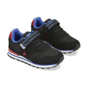 Zapatilla Infantil Ni&ntilde;o The King's Polo Club Black