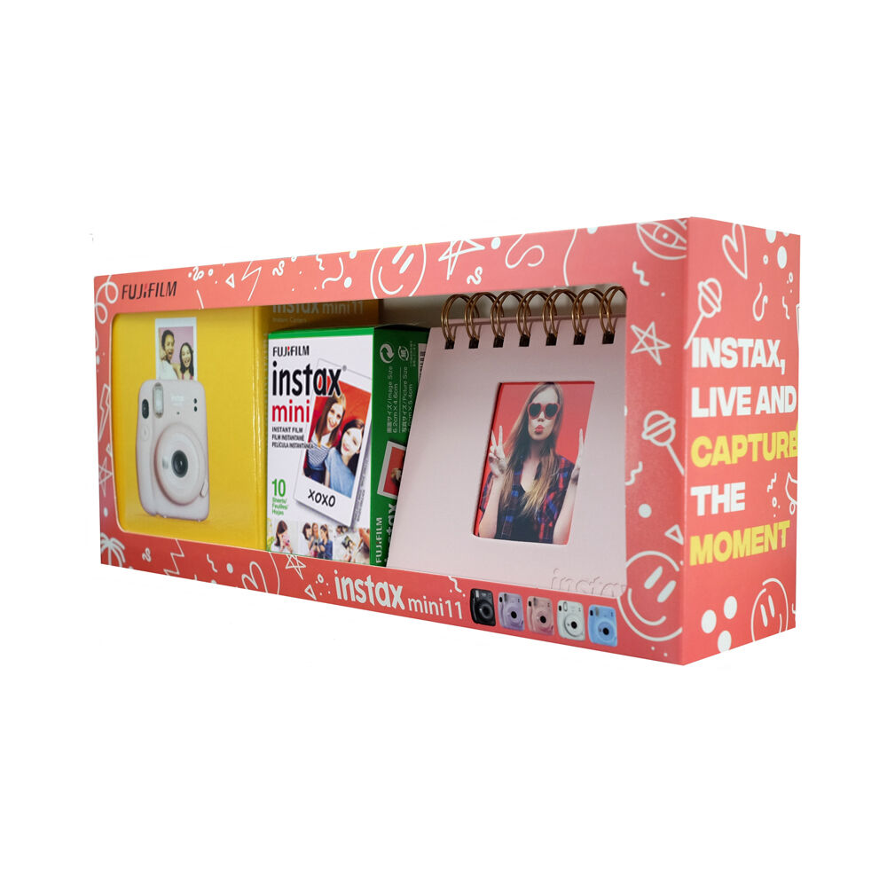 Kit C&aacute;mara Instant&aacute;nea Fujifilm Mini 11 Pink image number 2.0