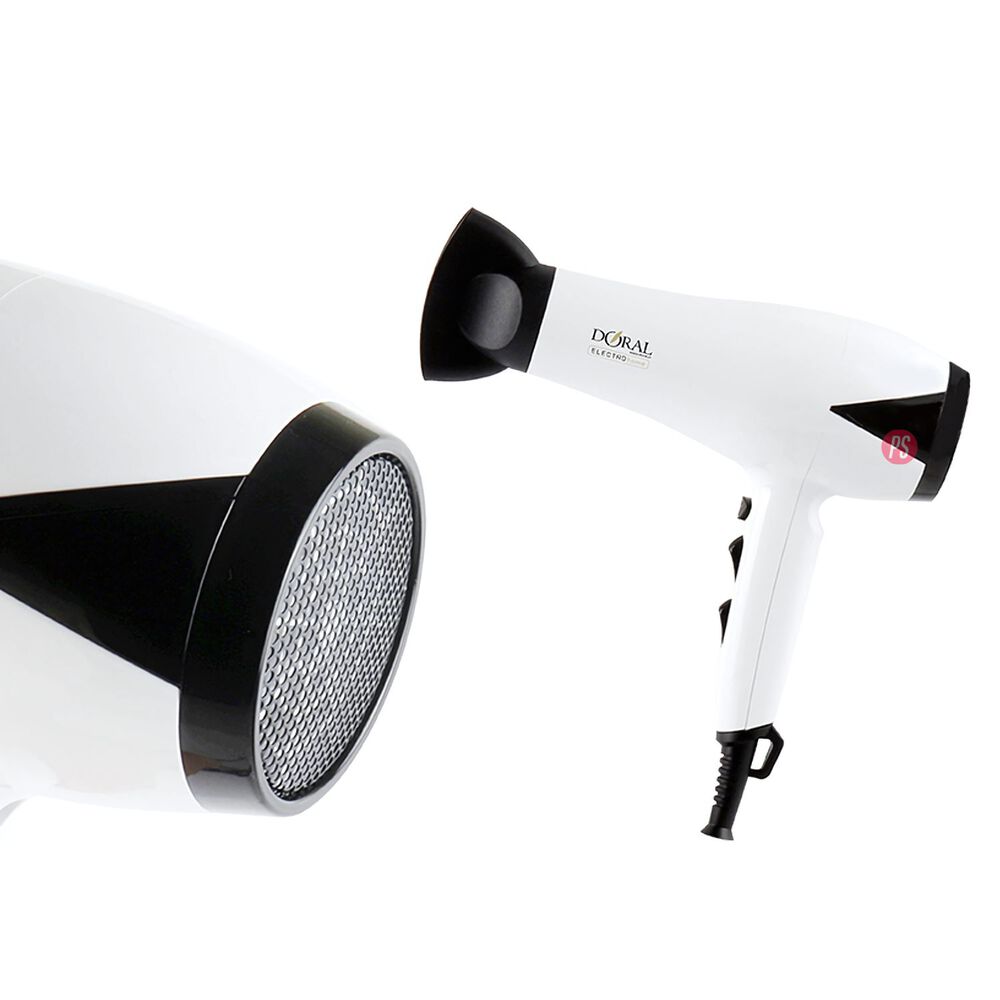 Secador De Pelo 2000w Con Aire Frio Blanco Bergen Doral - Ps image number 1.0