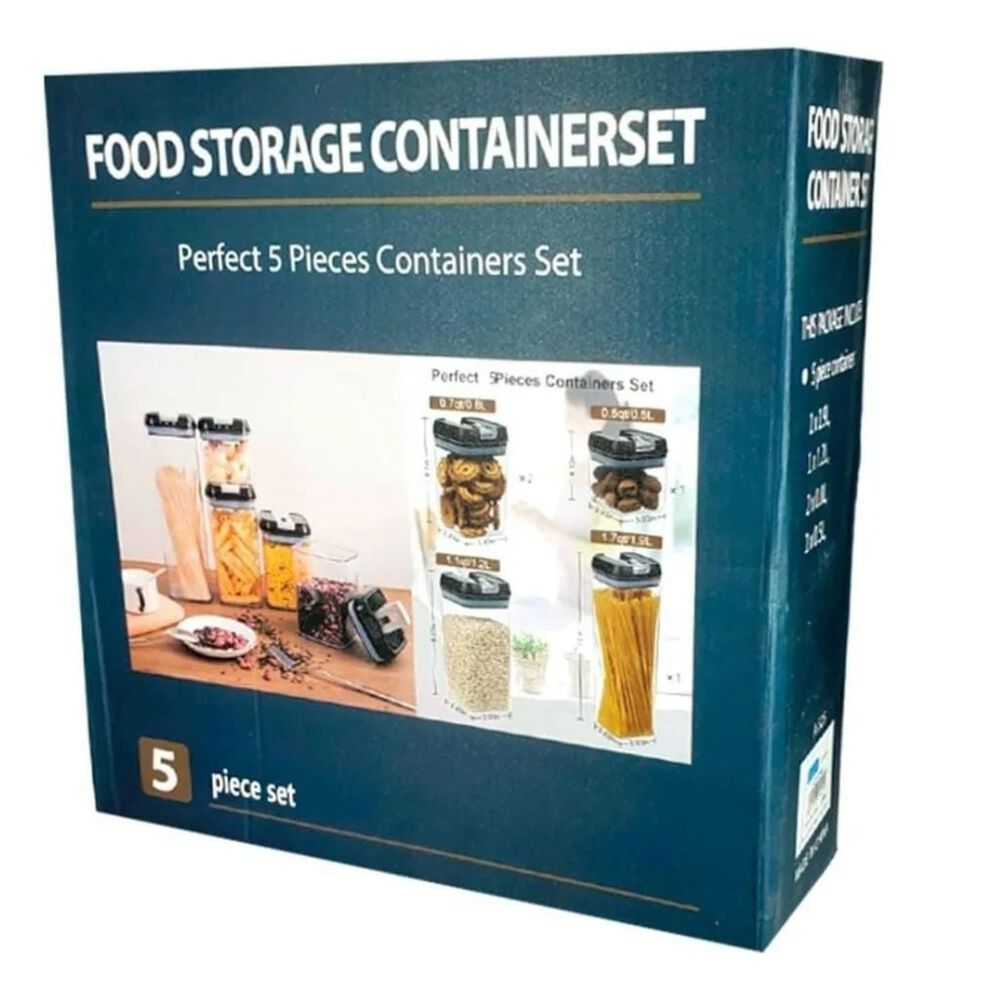 Contenedores De Cocina Hermeticos Contenedores De Almacenami Blanco image number 3.0