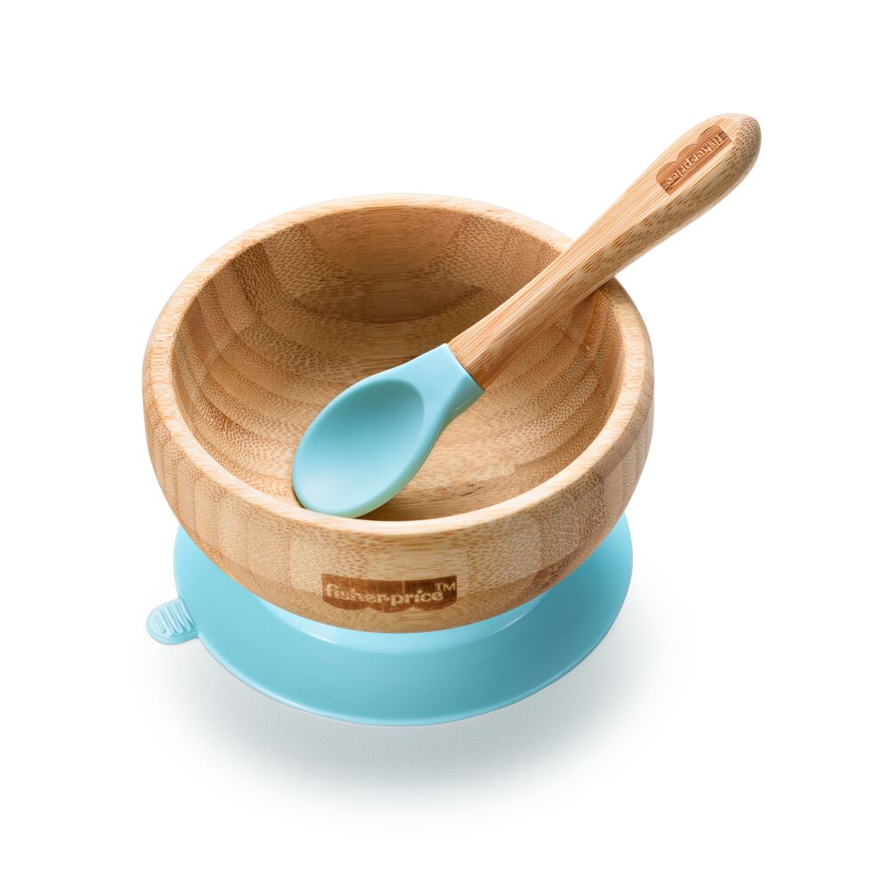 Bowl Para Ni&ntilde;os Ventosa Fisher Price Bam N Boo Azul Bi1168 image number 4.0