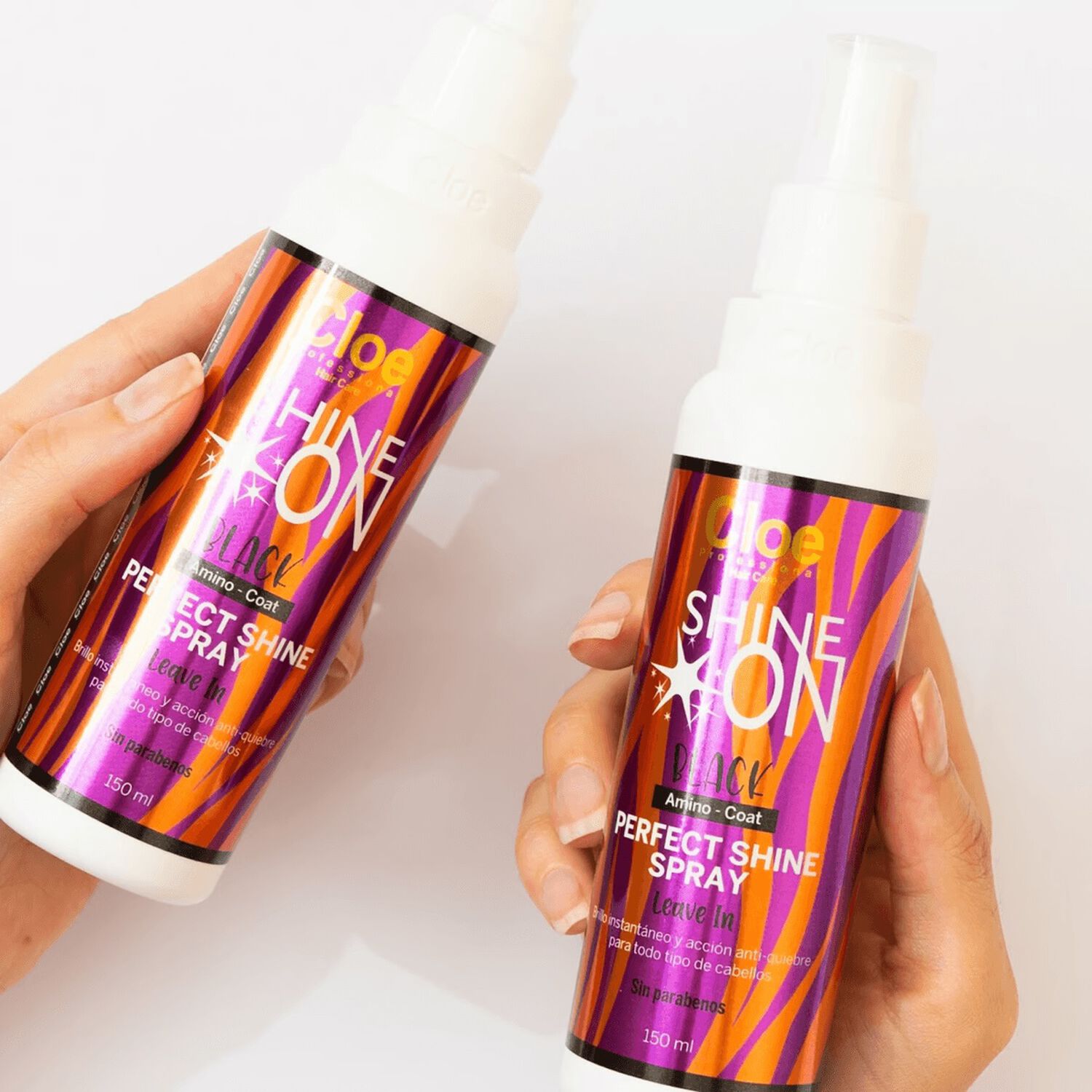 Spray De Brillo Shine On Black Cloe 150ml image number 1.0