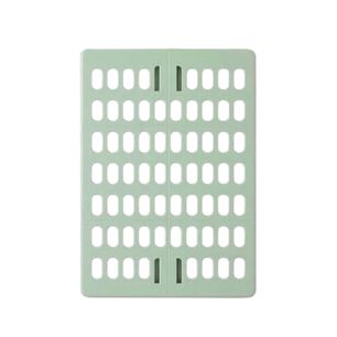 Rejilla Soporte Pl&aacute;stico Ba&ntilde;o Verde Rectangular Durable