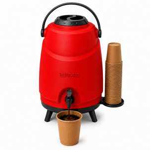 Maxi Termo 12 Litros Soprano Rojo Para Agua Fria Y Caliente
