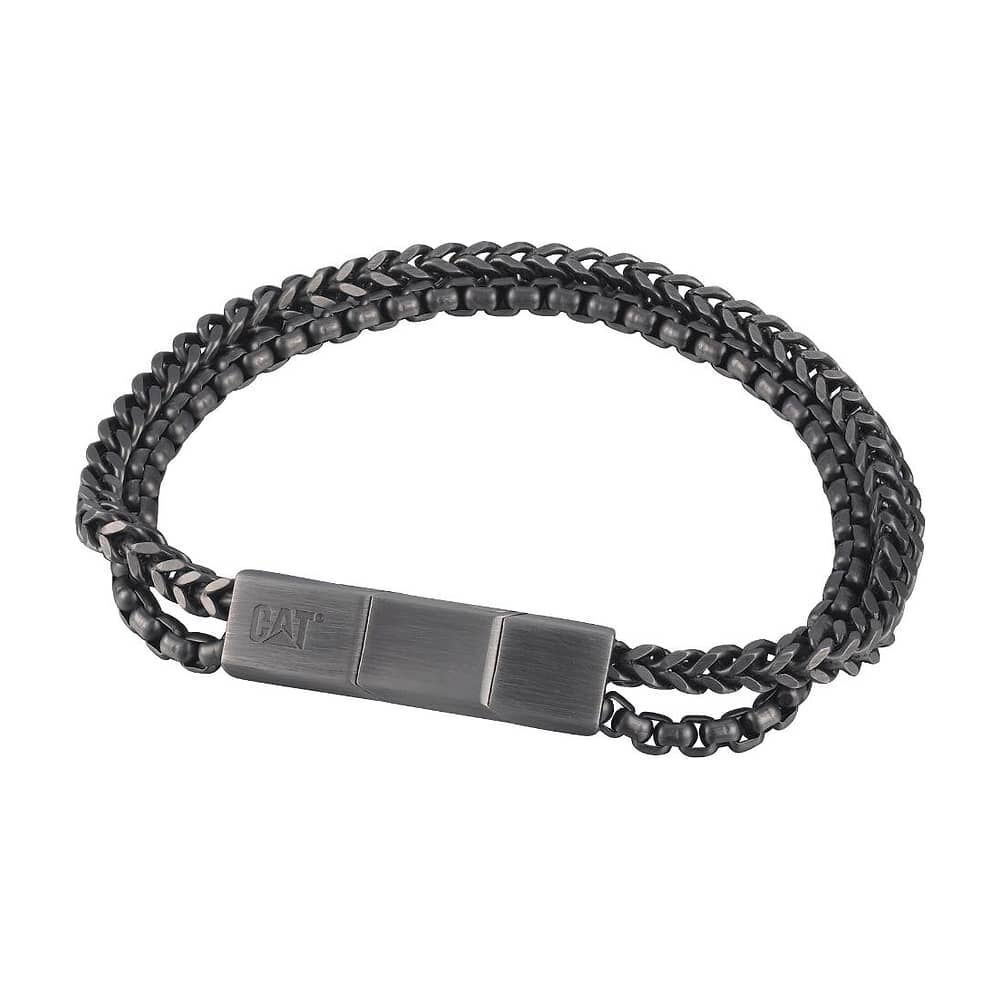 Pulsera De Hombre Cat J015b00255 Negro image number 0.0