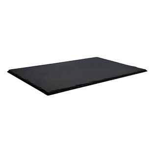 Plato Rectangular Piedra Pizarra 30cm Wayu Alta Durabilidad Cocina