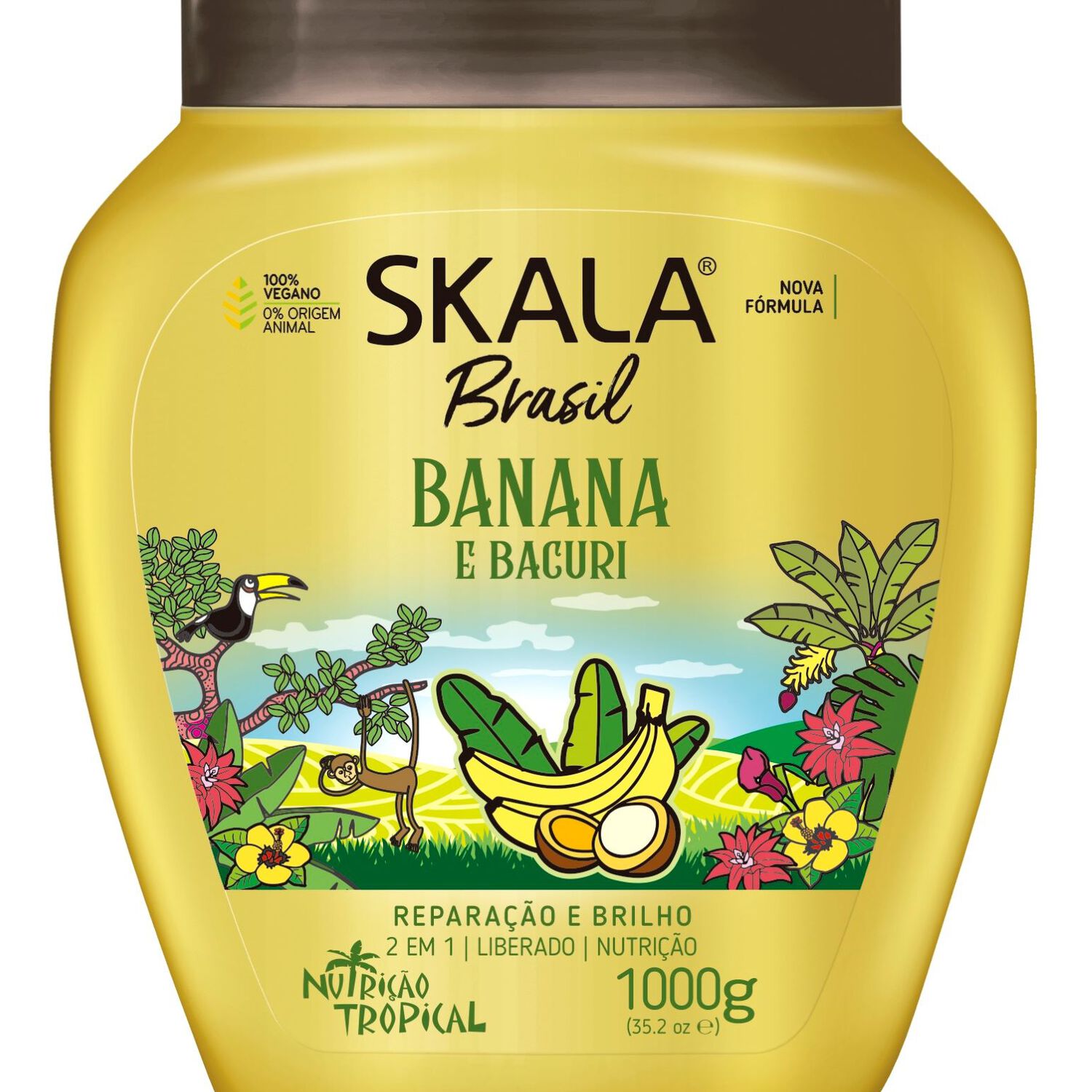 Mascara Banana Y Bacuri 2en1 1kg Skala Brasil image number 0.0