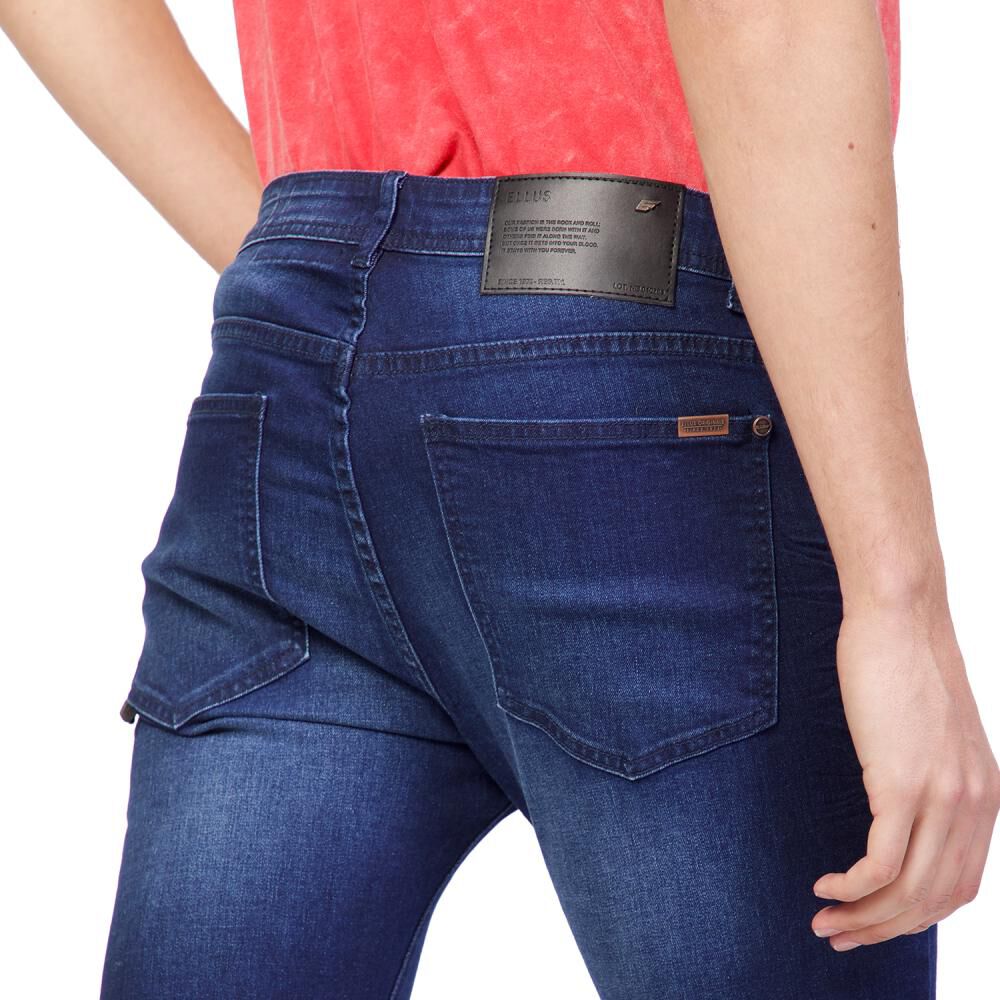 Jeans Tiro Medio Skinny Hombre Ellus image number 4.0