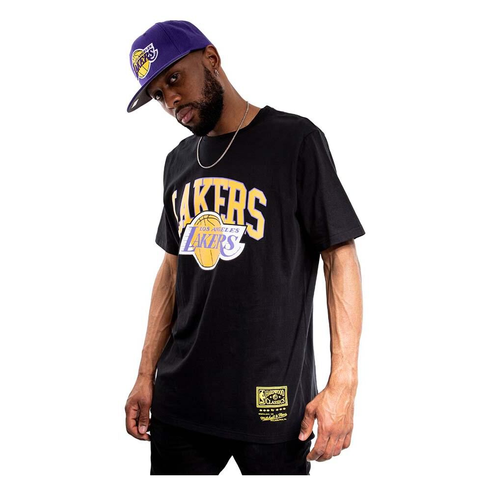 Polera Deportiva Cuello Redondo Hombre L.a. Lakers Mitchell And Ness image number 1.0