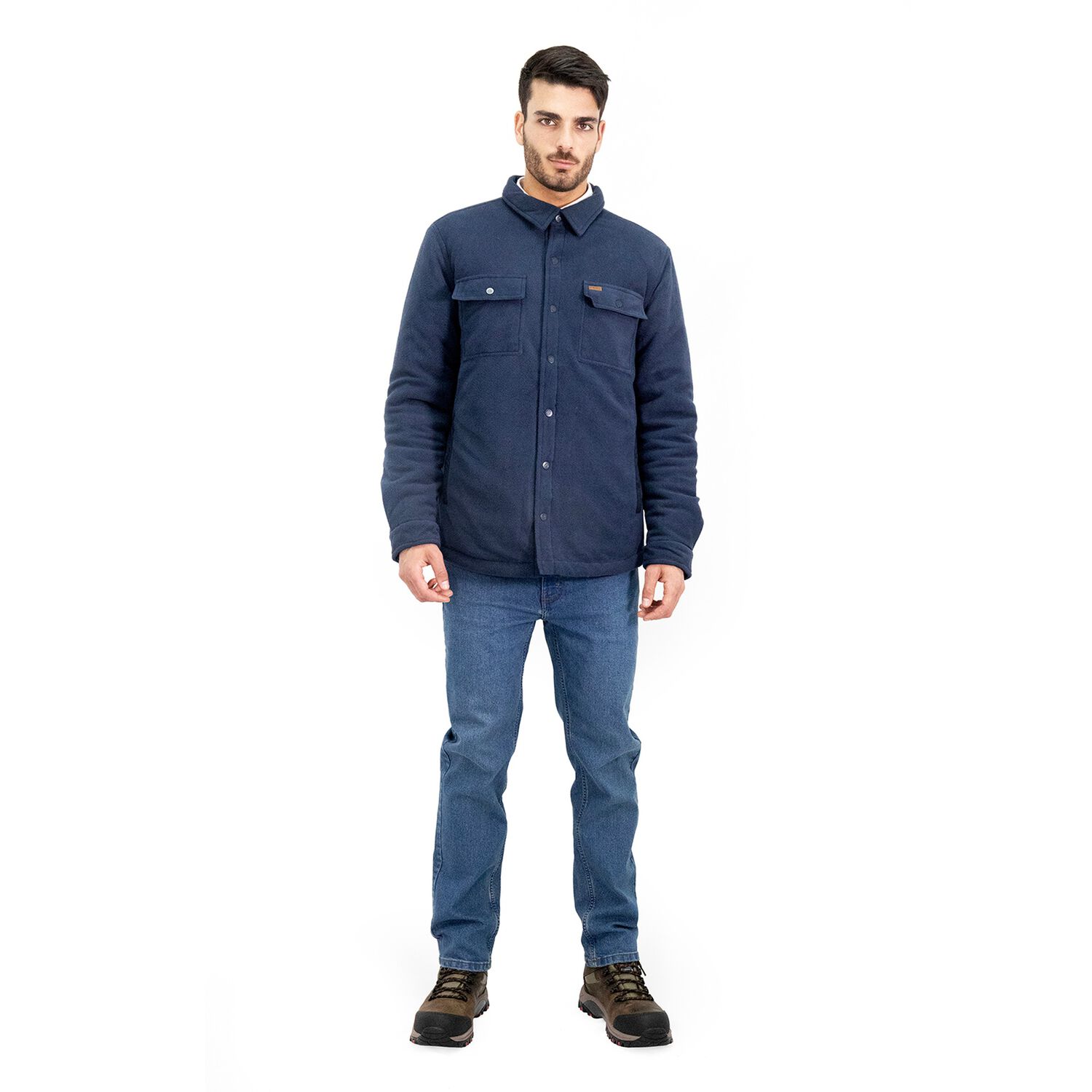 Chaqueta Polar Quebec Grizzly Azul image number 3.0