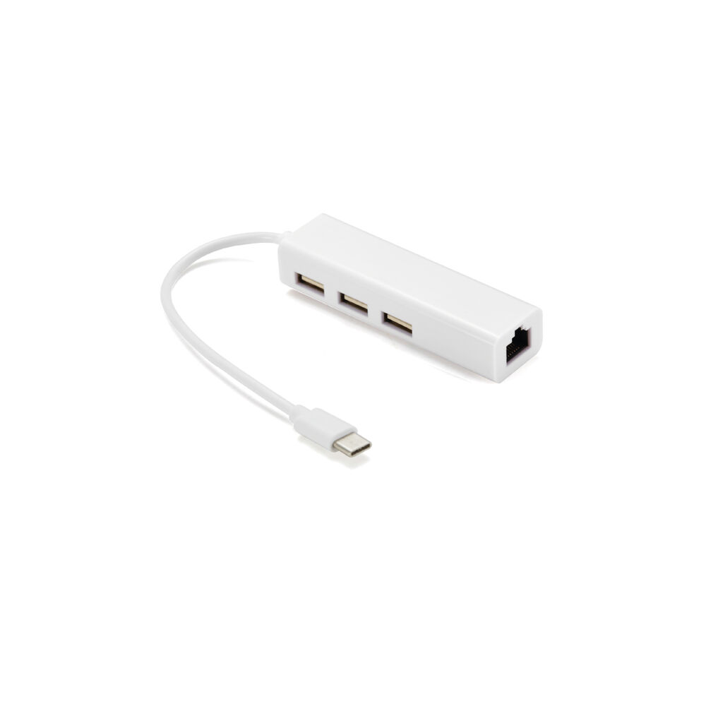 Hub Usb Tipo C 3 Puertos Y Puerto Ethernet - Ps image number 0.0