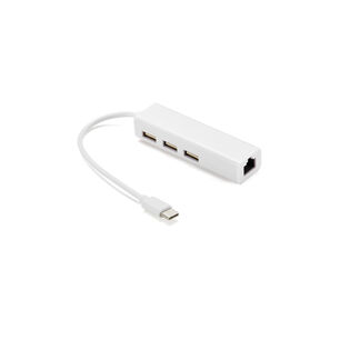 Hub Usb Tipo C 3 Puertos Y Puerto Ethernet - Ps