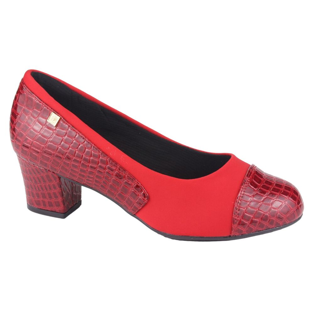 Zapato Chalada Mujer Flexi-15 Rojo Casual image number 0.0