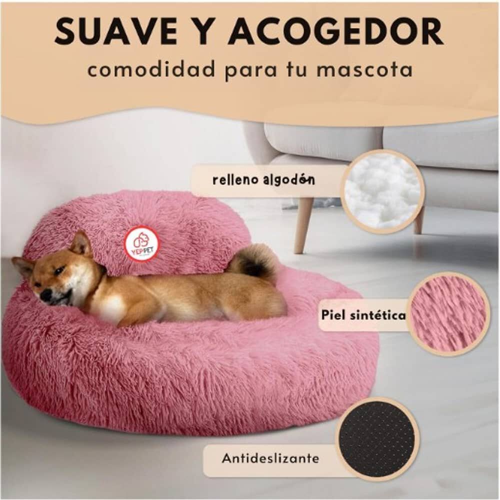 Cama Mascota Grande Yep Pet Perro L Antiestr&eacute;s Y Ronquido Cama Dona image number 3.0