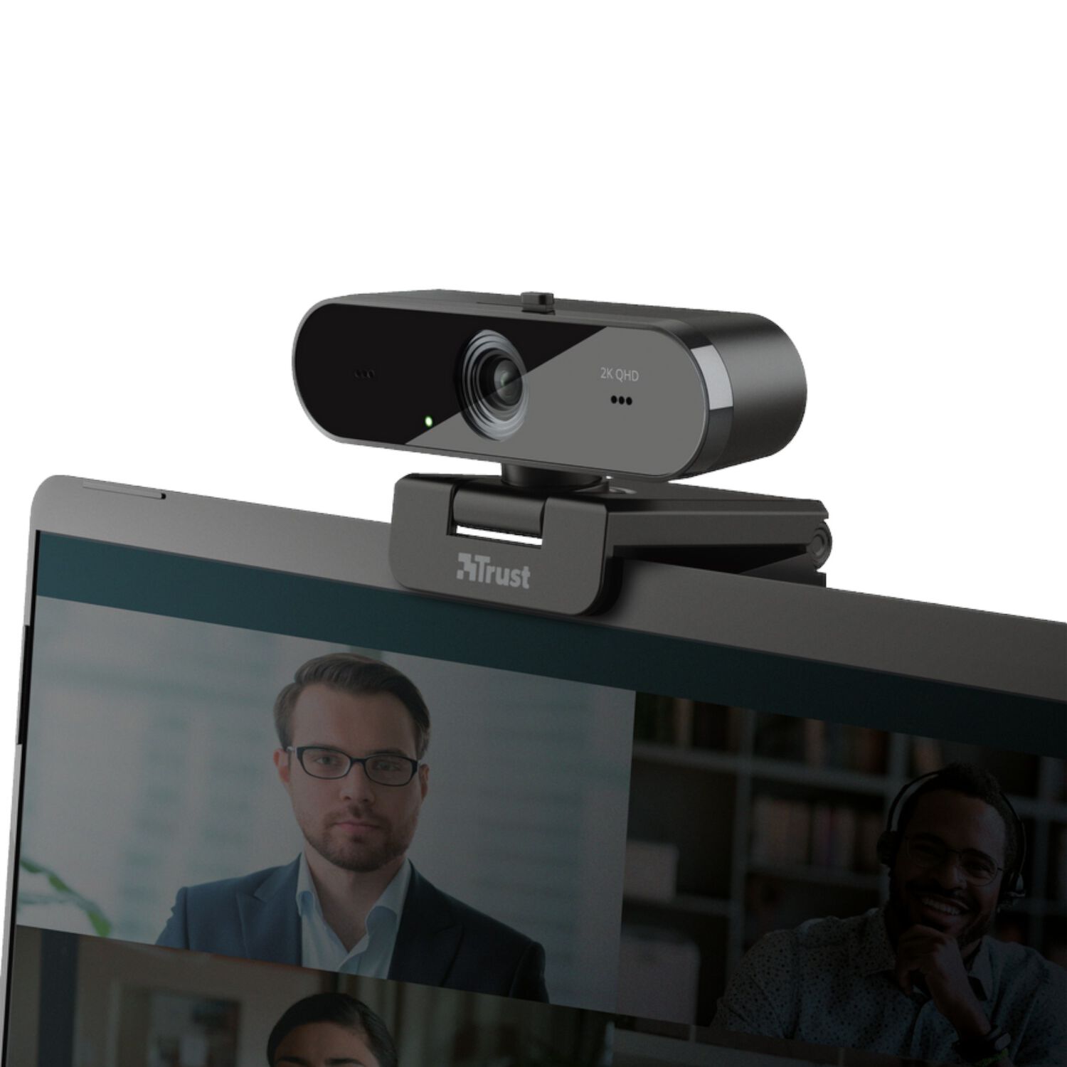 Webcam Qhd 2k Profesional Trust Taxon Black Muiltiplataforma image number 5.0