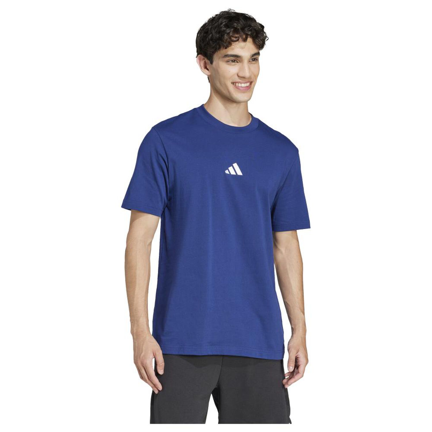 Camiseta Hombre Essentials Adidas Small Logo Single Jersey image number 3.0