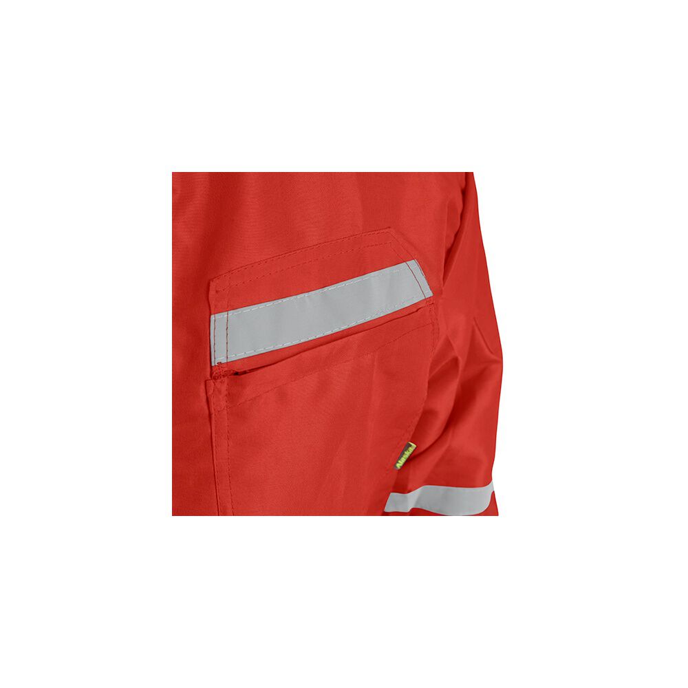 Overol Poplin C/cinta Rojo image number 5.0