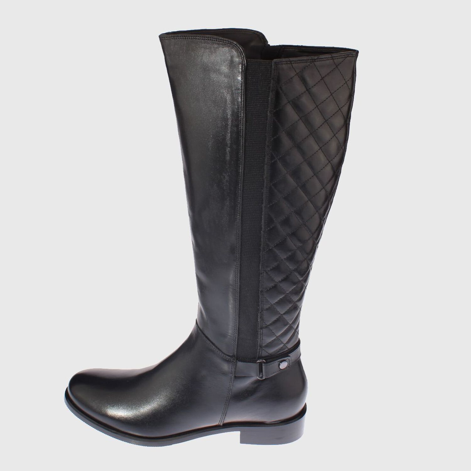 Bota Cuero Negro V&iacute;a Franca Art. 511982312negro image number 3.0