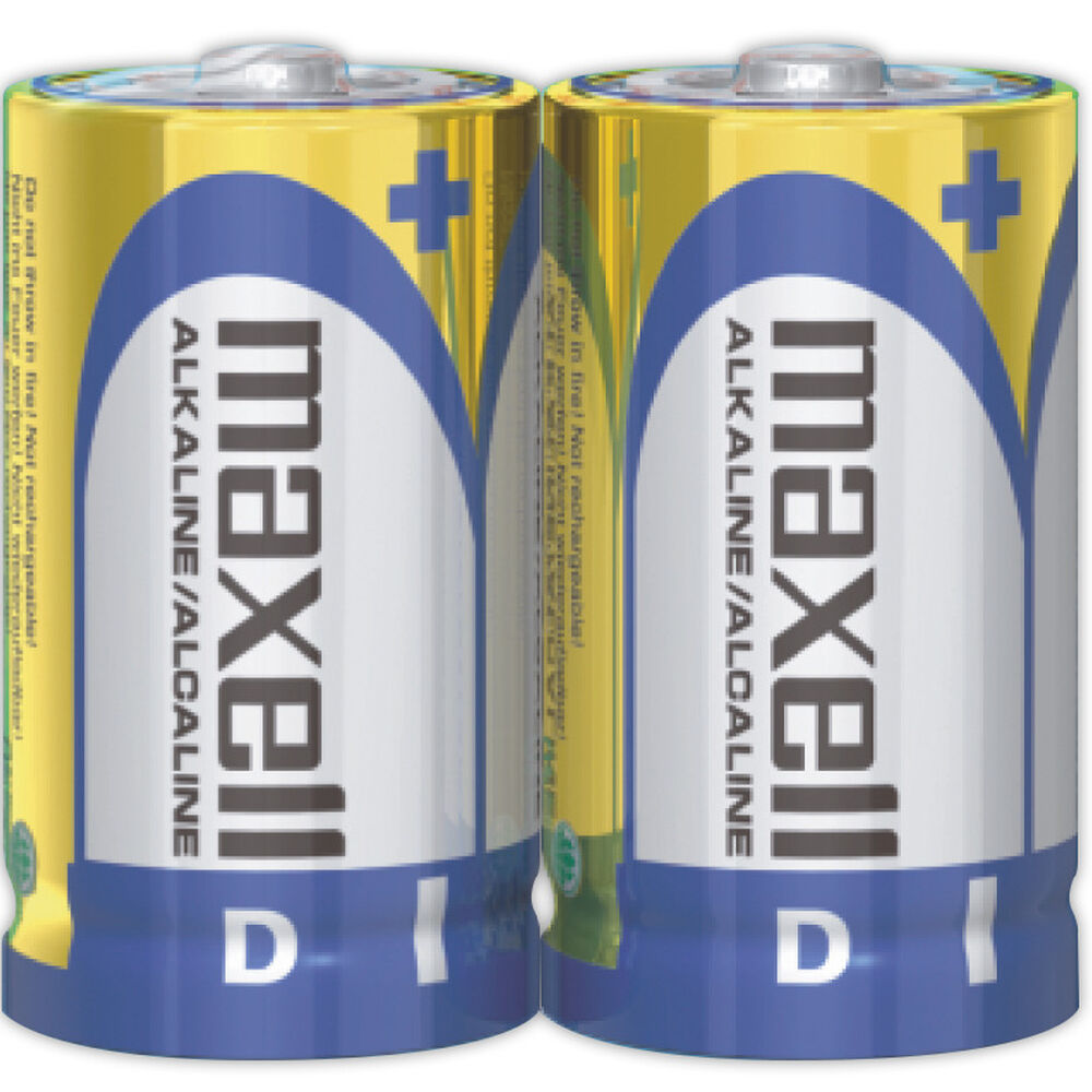 Pack 2 Pilas Alcalinas Maxell Tipo D image number 1.0