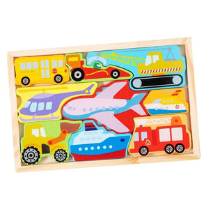 Rompecabeza Puzzle Encaje De Madera Juguete Didactico Ni&ntilde;os