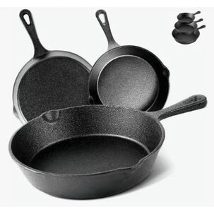 Sartenes De Hierro Fundido Juego De Sartenes 3 Piezas