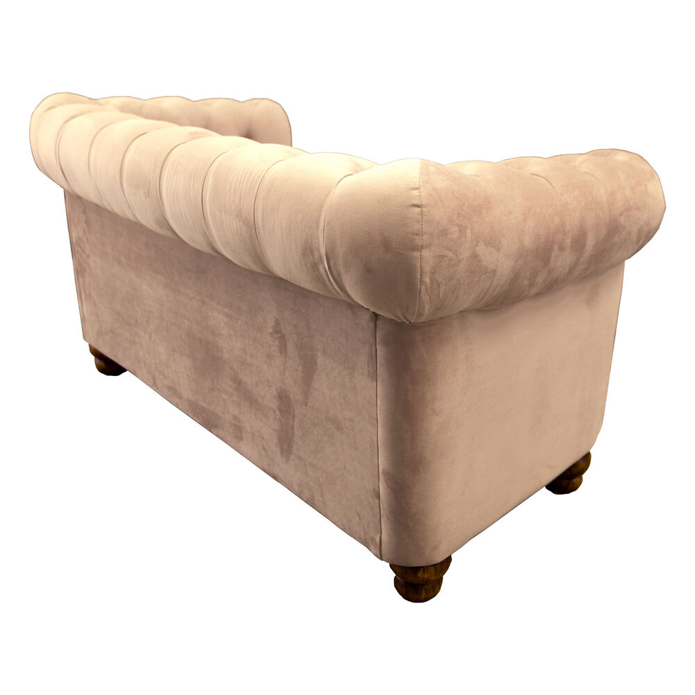 Sofa Florencia 3 Cuerpos Tela Velvet Beige image number 2.0