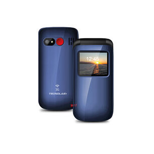 Celular Senior Adulto Mayor Modelo Almeja Color Azul - Ps