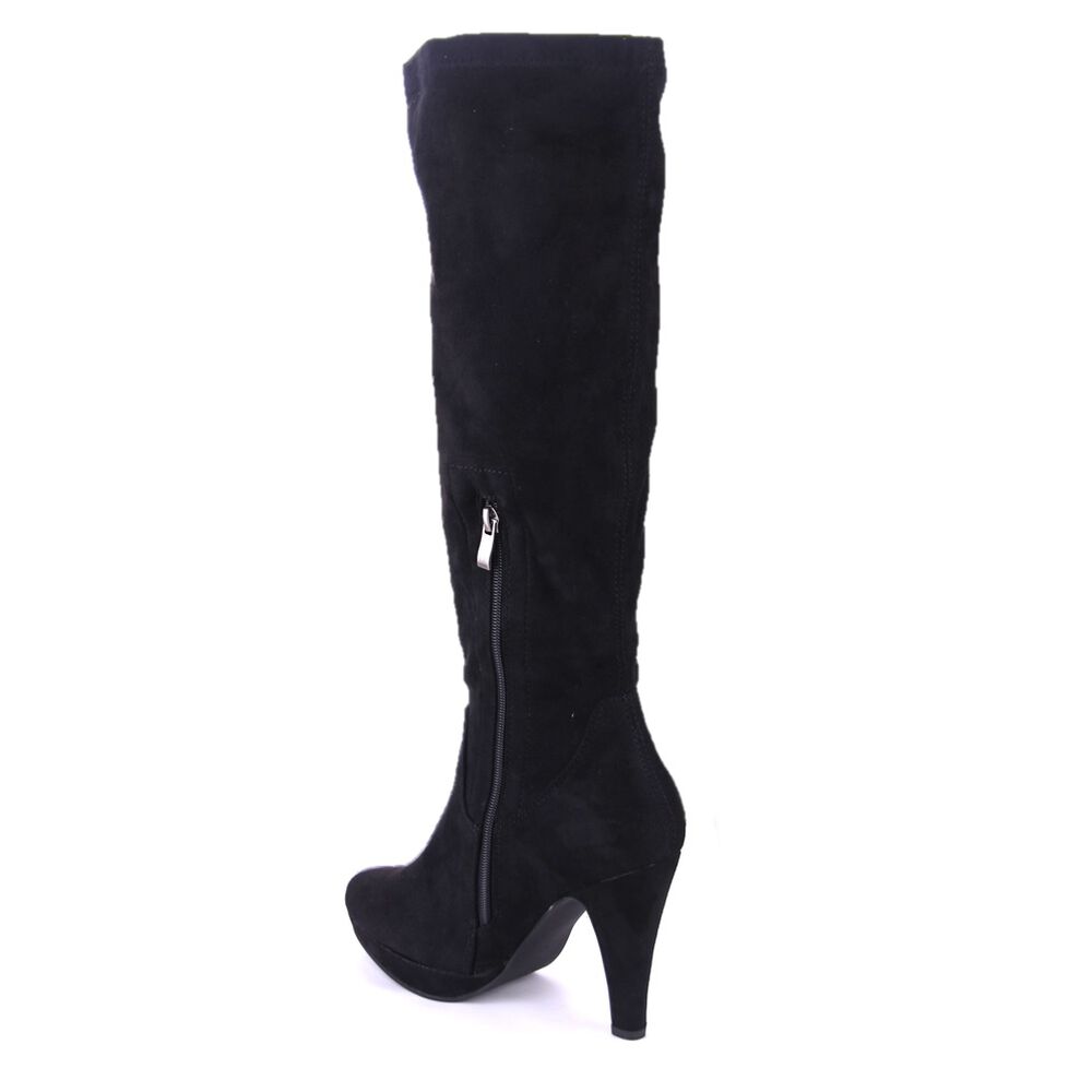 Bota Chalada Mujer Plataform-7 Negro Moda image number 1.0