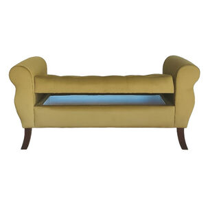 Banqueta Baul Diva Color Verde Musgo