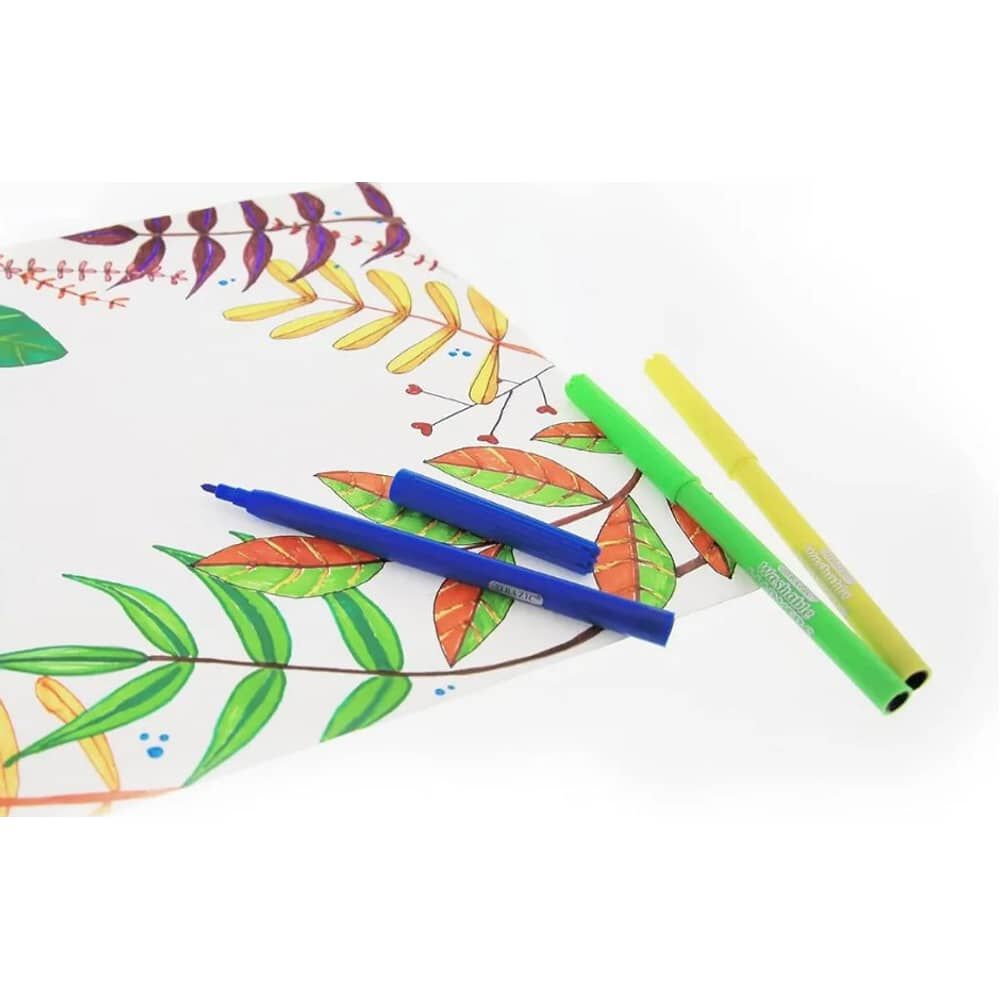 Set 24 L&aacute;pices Marcadores Scripto Lavables A Base De Agua image number 1.0