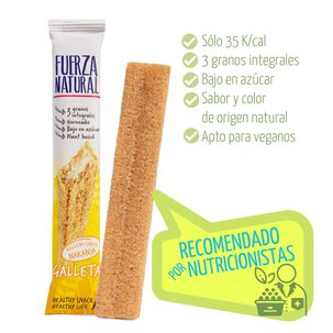 Galleta Snack Saludable Fuerza Natural Sin Sellos 13g